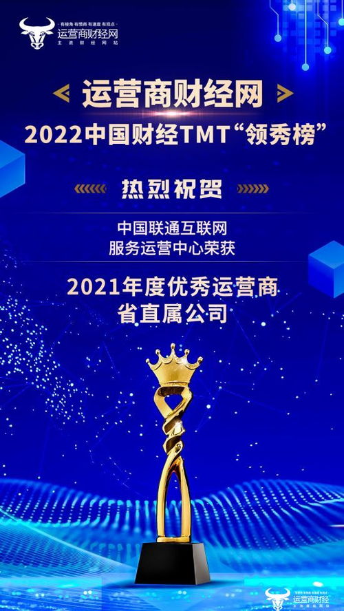 2021年度優(yōu)秀運營商地市公司獲獎名單揭曉 中國聯(lián)通互聯(lián)網(wǎng)服務(wù)運營中心引領(lǐng)工業(yè)互聯(lián)網(wǎng)數(shù)據(jù)服務(wù)新標(biāo)桿